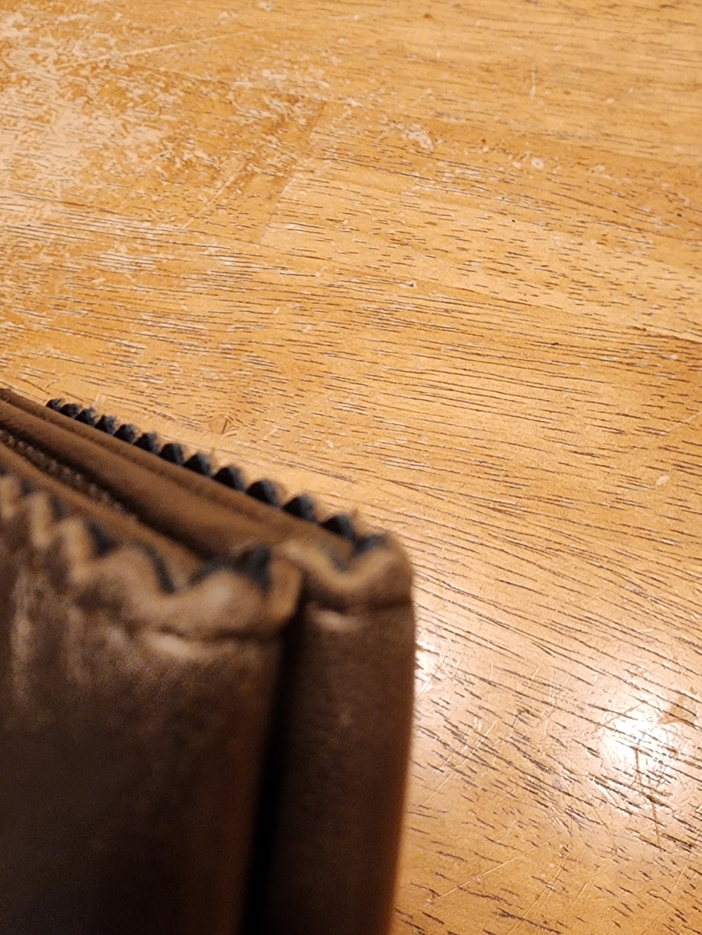 Loewe Anagram leather folding wallet in a metallic bronze - Picture 6 of 16